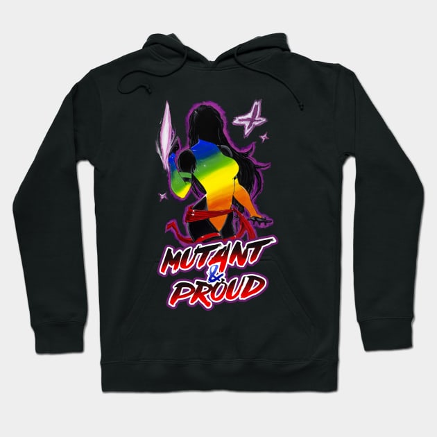 Psylocke - Mutant & Proud Hoodie by Jgordonart